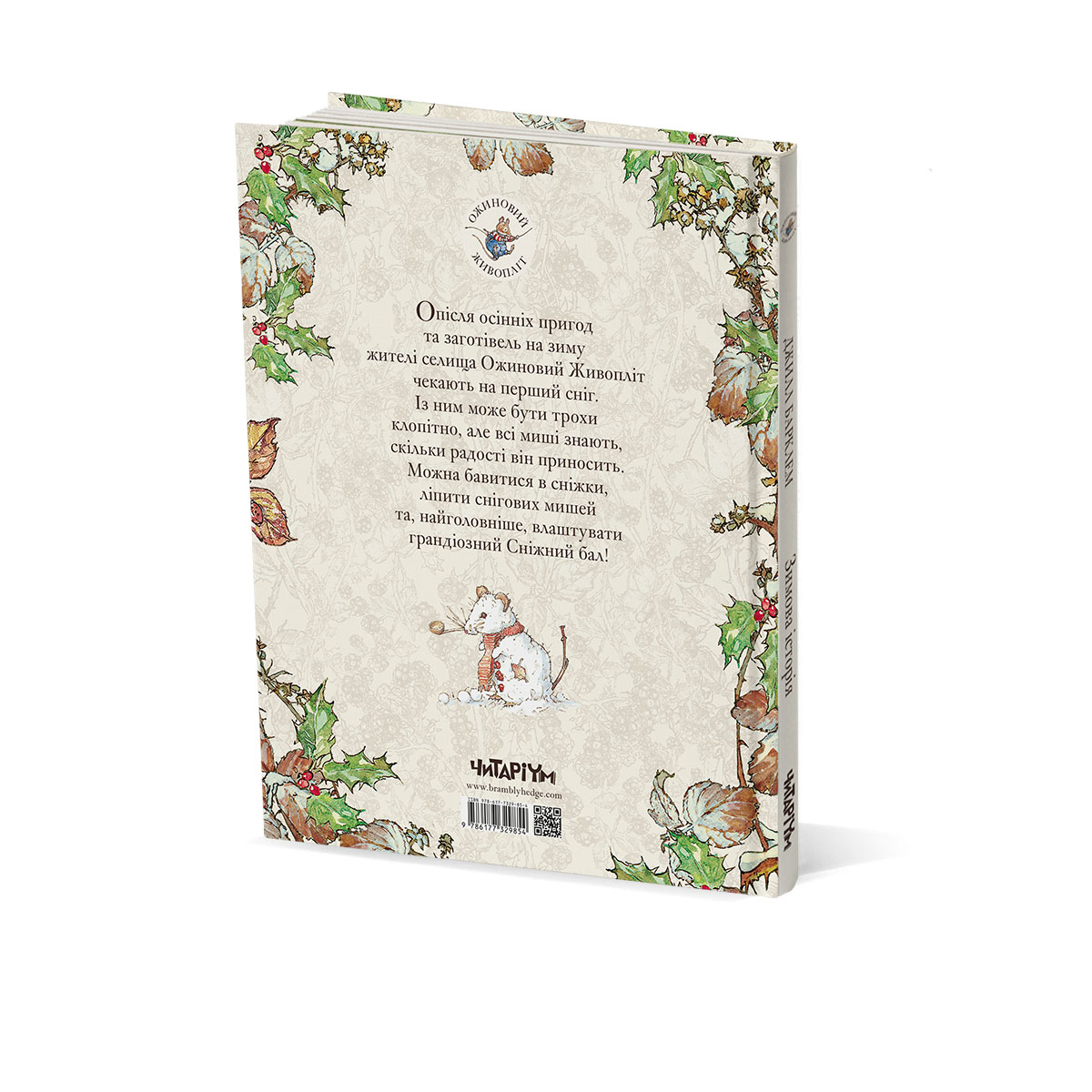 Зимова історія обложка зад