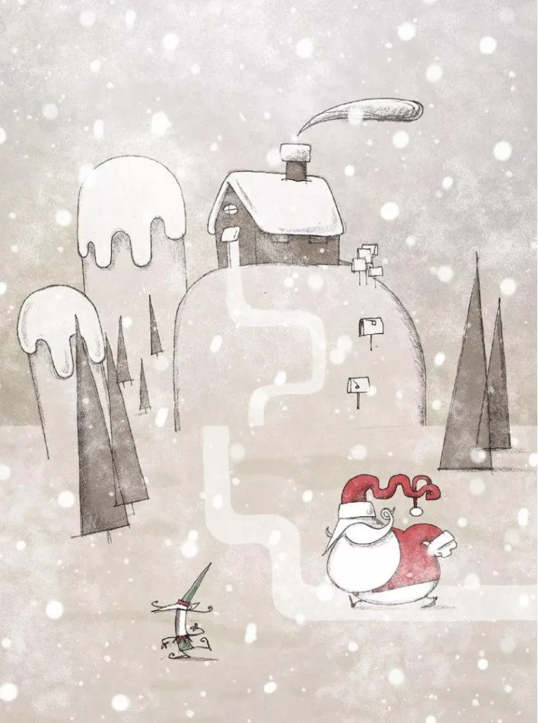 Книга для дітей «Таємна робота Санта-Клауса» Мікеле Д'іньяціо. Дитяча книга. Новий рік. Санта Клаус