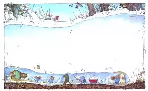 Книга для дітей. Зимова історія Джилл Барклем. Серія "Ожиновий живопліт"